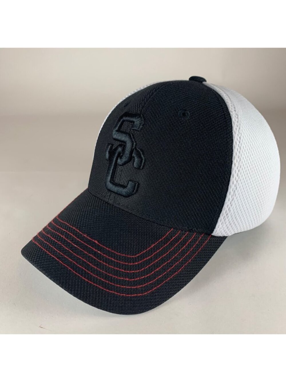 USC Trojans NCAA Black White Snapback Adjustable Hat